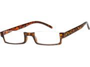 Readers.com The Brent 2.50 Brown Tortoise Reading Glasses