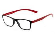 Readers.com The Somerset Flexible Reader 2.00 Black Red Reading Glasses
