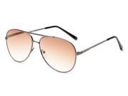 Readers.com The Conrad Sun Reader 1.75 Grey Frame with Amber Lenses Unisex Aviator Reading Sunglasses