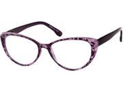 Readers.com The Ethel 2.00 Purple Leopard Reading Glasses