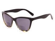 Readers.com The Mimosa Bifocal Sun Reader 1.75 Black Green Tortoise with Smoke Reading Glasses
