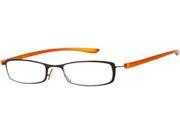 Readers.com The Portage 2.75 Black Orange Reading Glasses