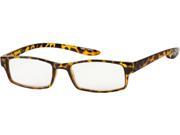 Readers.com The Fairbanks Computer Reader 1.00 Glossy Brown Tortoise Reading Glasses