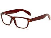 Readers.com The Beckman 2.00 Clear Brown Reading Glasses