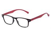 Readers.com The Hepburn 1.50 Red Black Reading Glasses