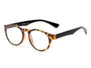 Readers.com The Ivy League Bifocal 2.00 Brown Tortoise Black Reading Glasses