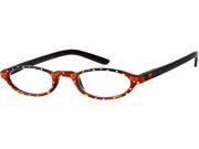 Readers.com The Selena 1.25 Red Hearts Womens Oval Reading Glasses