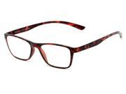 Readers.com The Somerset Flexible Reader 4.00 Tortoise Reading Glasses