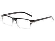 Readers.com The Cambridge 2.75 Black Clear Reading Glasses