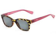 Readers.com The Azalea Sun Reader 3.25 Tortoise Pink with Smoke Unisex Retro Square Reading Sunglasses