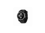 Garmin Fenix 5S Plus - Sapphire (Silver with Black Band) compact multisport smartwatch with music, GPS, maps, and Garmin