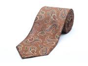 Versace Men s Silk Neck Tie N2040 0538 Brown Paisley