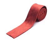 Versace Men s Tonal Patterned Silk Skinny Neck Tie Red
