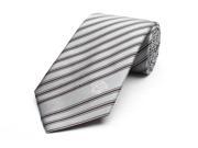 Versace Men s Medusa Logo Silk Neck Tie B1162 Grey