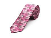 Versace Men s Medusa Logo Slim Silk Neck Tie A9126 2 Tone Pink