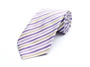 Versace Men s Silk Neck Tie N2040 0588 Multi Color Purple Stripes