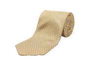 Ermenegildo Zegna Men Slim Silk Neck Tie Gold