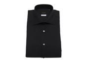 Valentino Men Slim Fit Cotton Dress Shirt Black