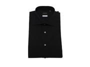 Valentino Men Slim Fit Cotton Dress Shirt Black