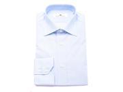 Pierre Balmain Men Slim Fit Cotton Dress Shirt Solid Light Blue
