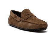 Tod s Men s Suede Moccasins City Gommino Loafer Shoes Brown