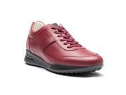 Tod s Men s Leather Allacciato Sport T Project Low Top Sneakers Shoes Dark Red