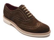 Alexander Men s Jargo Suede Leather Brogue Oxfords Shoes Dark Brown