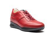 Tod s Men s Leather Allacciato Sport T Project Low Top Sneakers Shoes Red