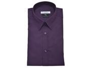 Versace Collections Men City Cotton Dress Shirt Purple