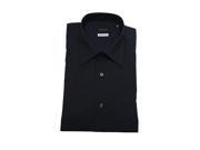 Valentino Men Slim Fit Cotton Dress Shirt Black