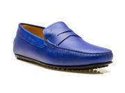 Tod s Men s Leather Moccasins City Gommino Loafer Shoes Blue
