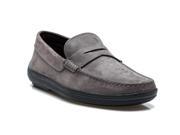 Tod s Men s Leather Moccasins Marlin Hyannisport Loafer Shoes Grey