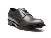 Tod s Men s Leather Derby Liscia Esquire Giovane Oxford Dress Shoes Grey