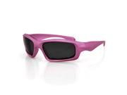 Zan Sunglasses Seattle Sunglass Pink Frame Smoked Lens EZSE003