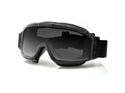 Bobster Alpha Ballistic Tactical Goggles 2 Lenses Black Frame BALP101