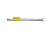 Falcon FF 18 3 4 I.D. x 18 L Stainless Steel Flex Connector with 3 4 FIP