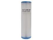 Unicel T 1197 01 B 9.75 x2.75 Pleated Polyester 4 Sq. Ft 1 Micron Filter