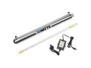 WATTS WUV8 230 8GPM UV Disinfection System SS 3 4 IN MPT 220V