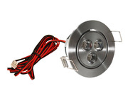 LED Mini Swivel Puck Light 3.75 Watts Satin Aluminum