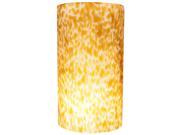 LED PENDANT GLASS SMALL CYLINDER ABSTRACT STRIPED AMBER LIGHT SOLD SEPARATE