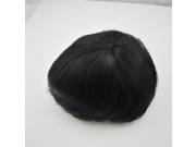 1 jet black toupee hairpiece for men full swiss lace mens hair system 100% human hair top quality