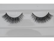 1 pair mink eyelash 100% mink fur natural false lashes individual strip medium lashes