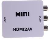 Mini Composite 1080P HDMI to RCA Audio Video AV CVBS Adapter Converter For HDTV