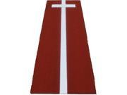 3 x 10 Clay Softball Pitchers Pitching Mat With Power Line