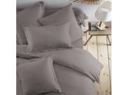 La Redoute Cotton Flannelette Pillowcase Grey Size Double 85 X 185Cm