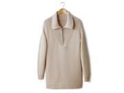 La Redoute Womens Zipped Neck Sweater Beige Size Us 8 10 Fr 38 40