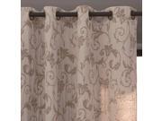 La Redoute Interieurs Valina Jacquard Curtain With Eyelets White 250 X 140 Cm