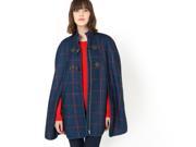 La Redoute Womens Retro Chic Toggled Checked Cape Other Size Us 4 6 Fr 34 36