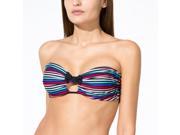 R Edition Womens Mix And Match Striped Bandeau Bikini Top Red Size Us 6 Fr 36