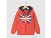 R Edition Boys Zip Up Flag Print Hoodie 3 12 Years Red Size 8 Years 49 In.